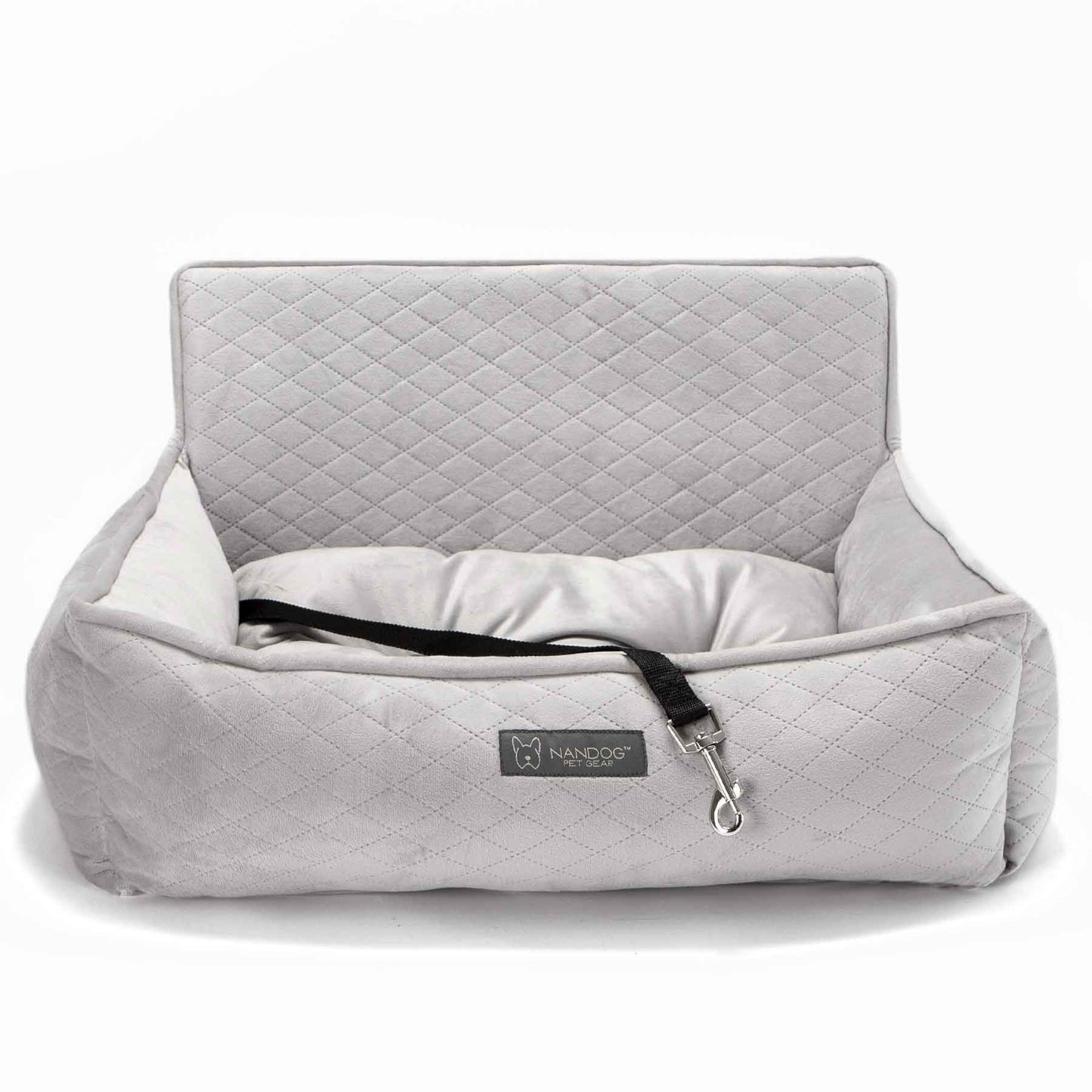 NANDOG 奶狗 寵物用汽車安全座椅 PLUSH LIGHT GREY
