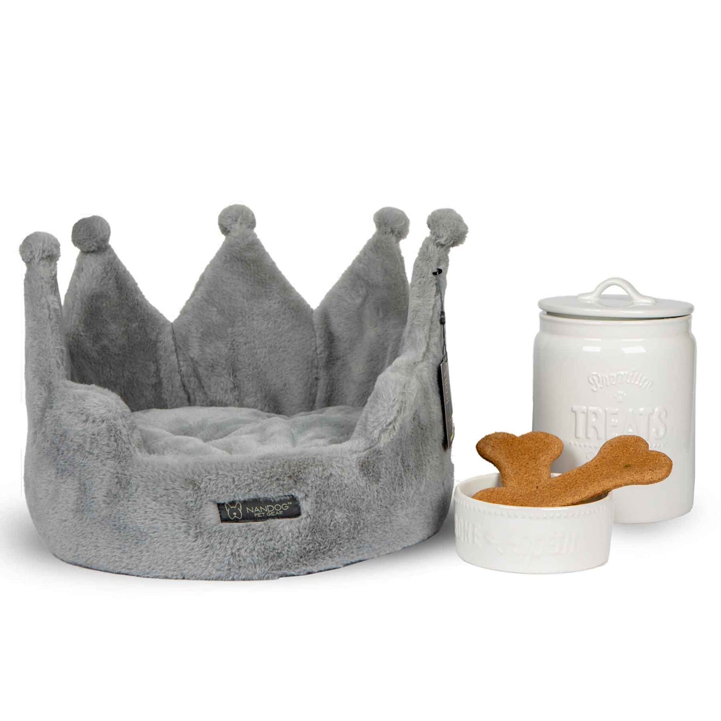 NANDOG 奶狗 皇冠床 CLOUD GREY