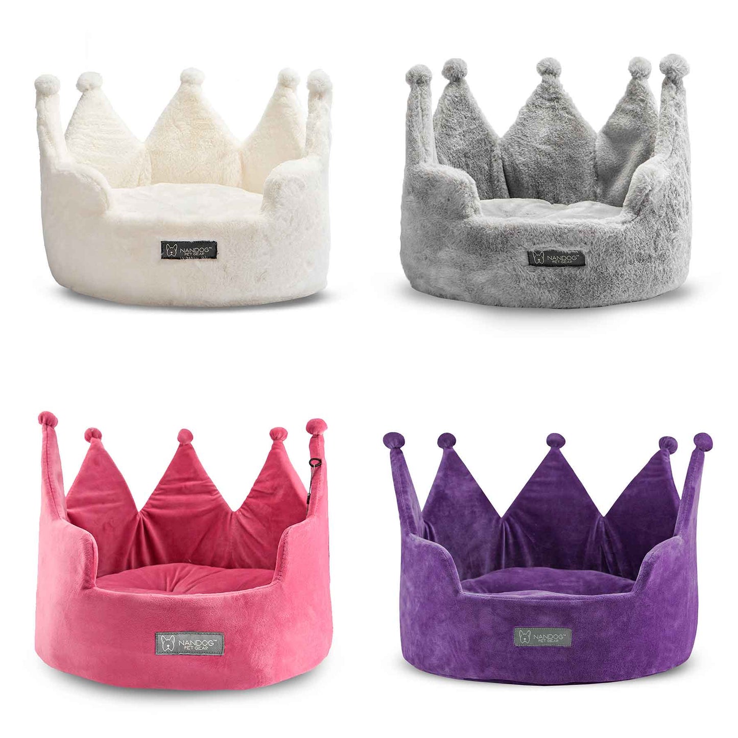 NANDOG 奶狗 皇冠床 PLUSH PURPLE