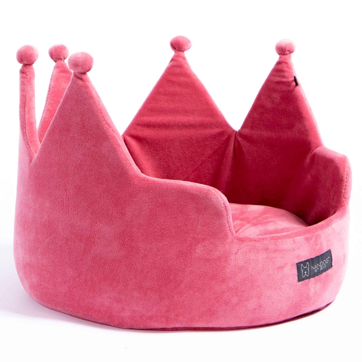 NANDOG 奶狗 皇冠床 PLUSH PINK
