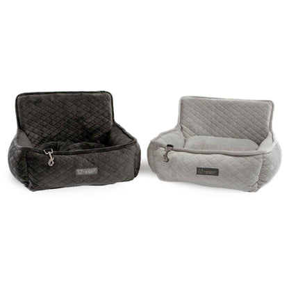 NANDOG 奶狗 寵物用汽車安全座椅 PLUSH DARK GREY