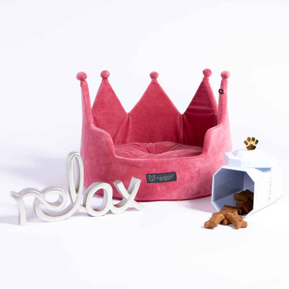 NANDOG 奶狗 皇冠床 PLUSH PINK
